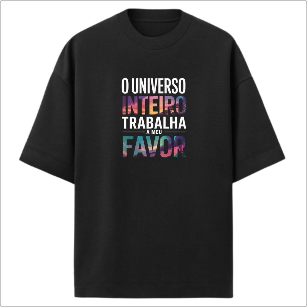 Camiseta Oversized Universo
