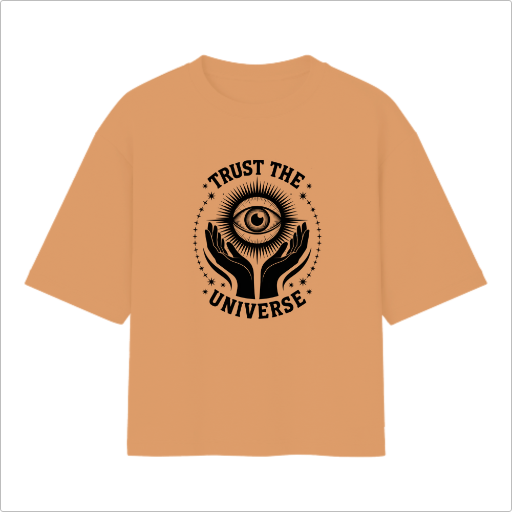 Camiseta Oversized Trust The Universe - Várias Cores