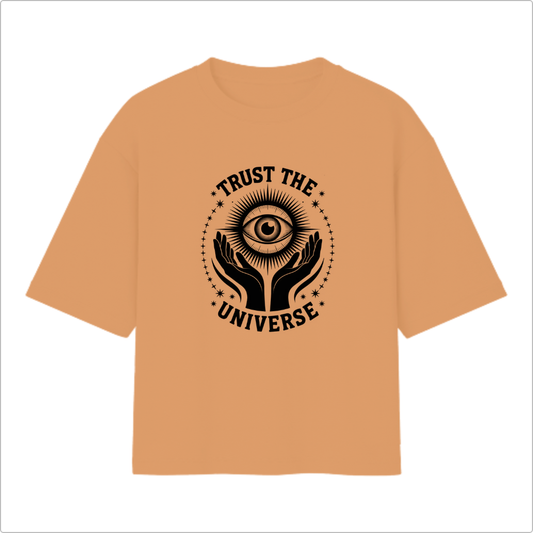 Camiseta Oversized Trust The Universe - Várias Cores