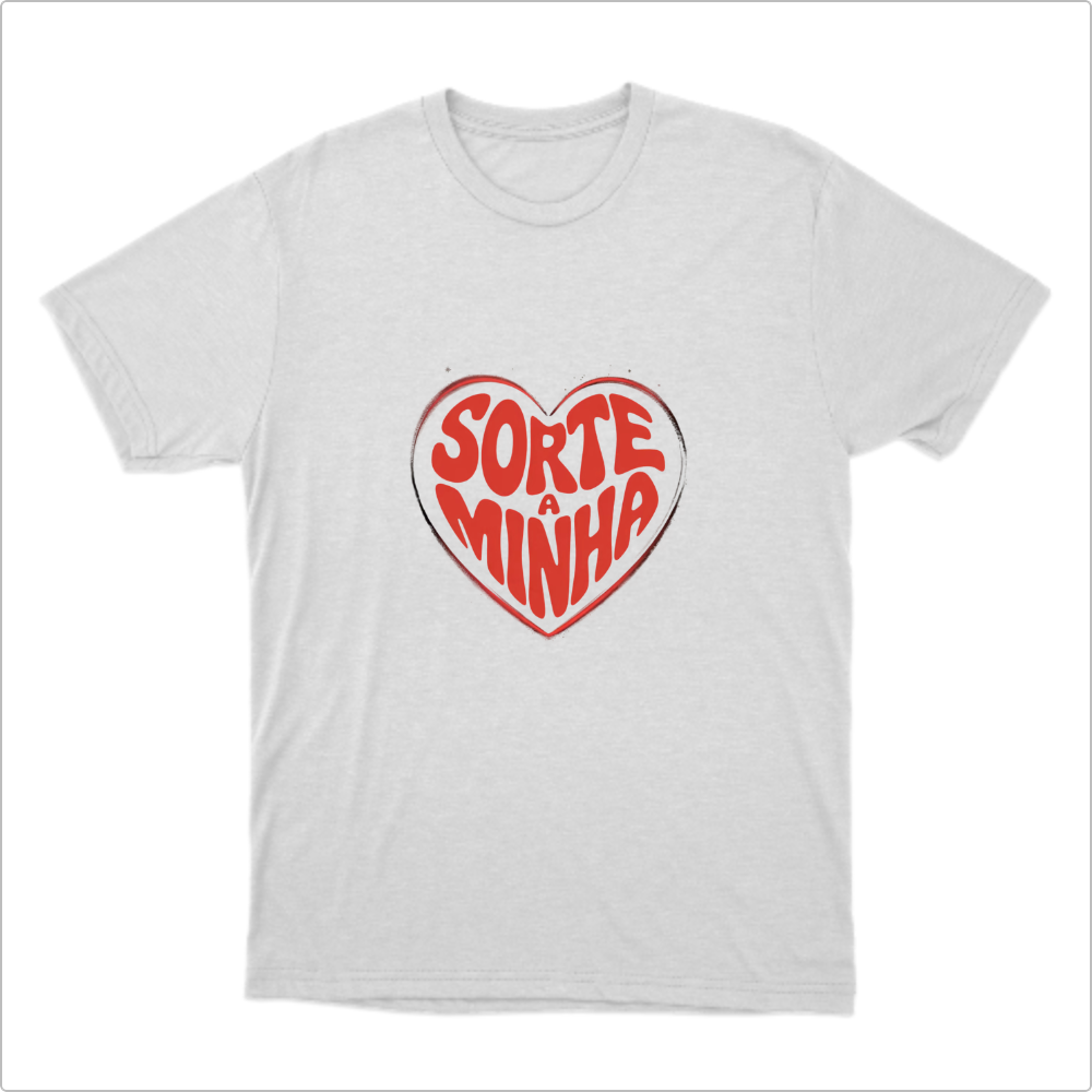 Camiseta Sorte a minha