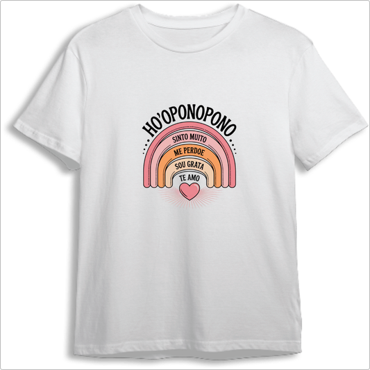 Camiseta Ho'opono pono Arco Iris