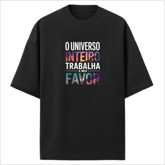 Camiseta Oversized Universo